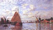 La Zaan a Zaandam Claude Monet